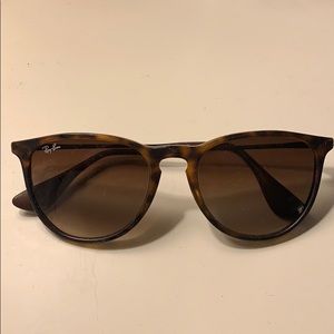 Rayban erica classic tortoiseshell sunglasses
